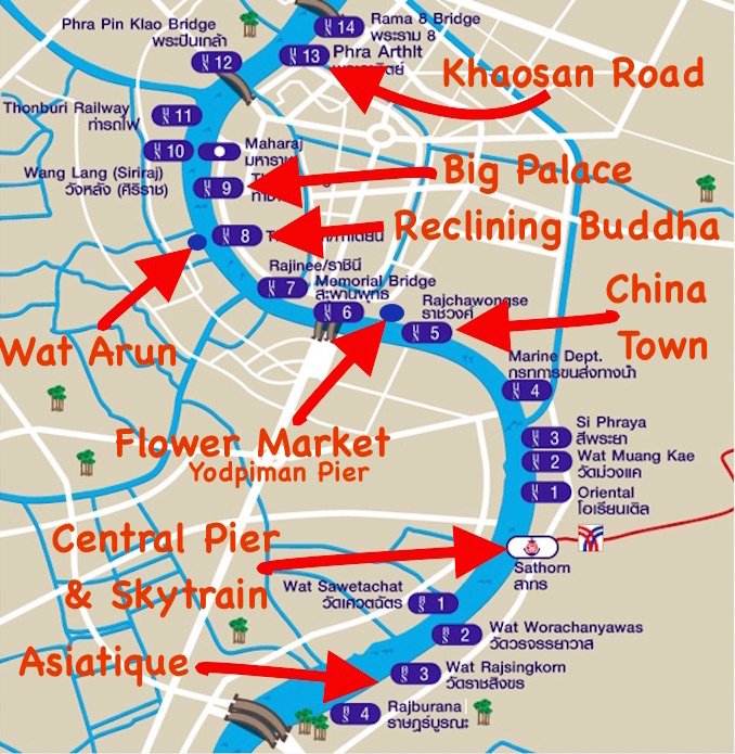 Resultado de imagen de express boat map thailand