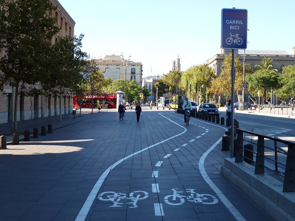 bike paths Barcelona