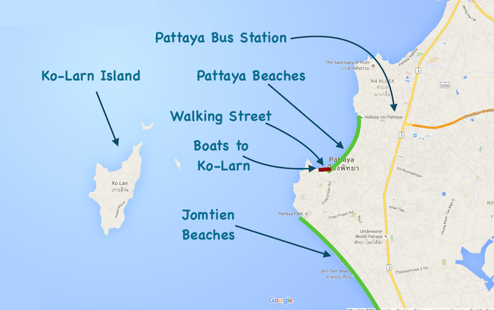 Pattaya map